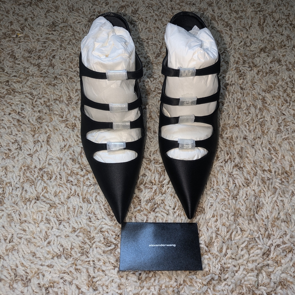 Alexander Wang Lolita 105 Logo Mules Size 39